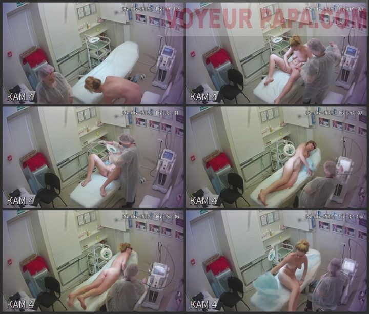 Hidden camera in depilation salon 10