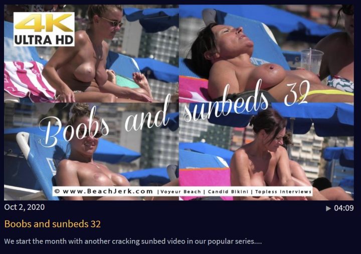 Boobs and sunbeds 4K