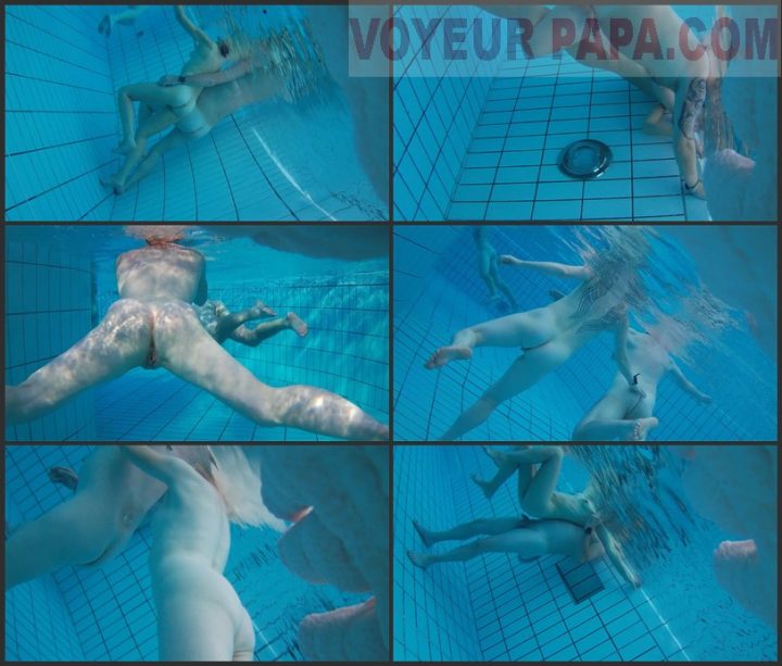 Underwater voyeur in sauna pool 11