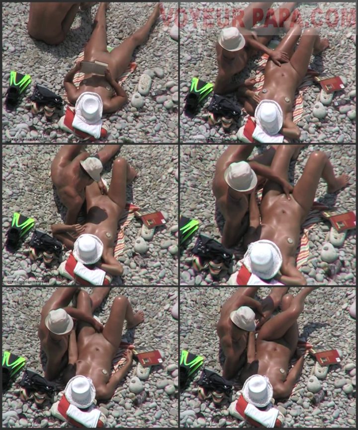 See passionate lovemaking on beach